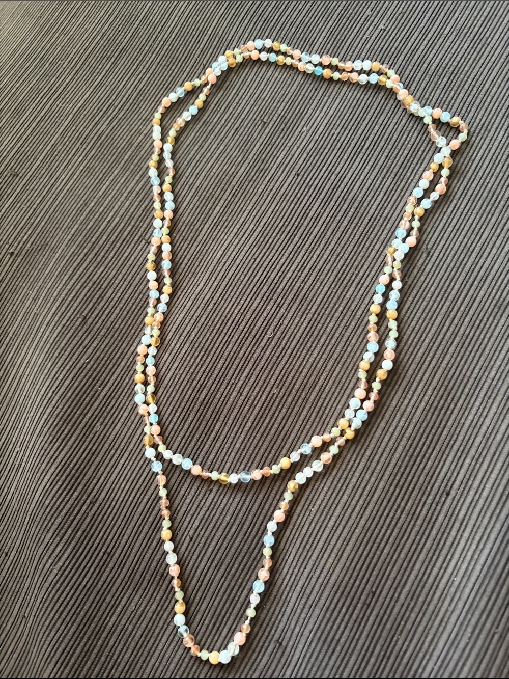 Multi-Strand Pastel Bead Necklace - Women Jewelry